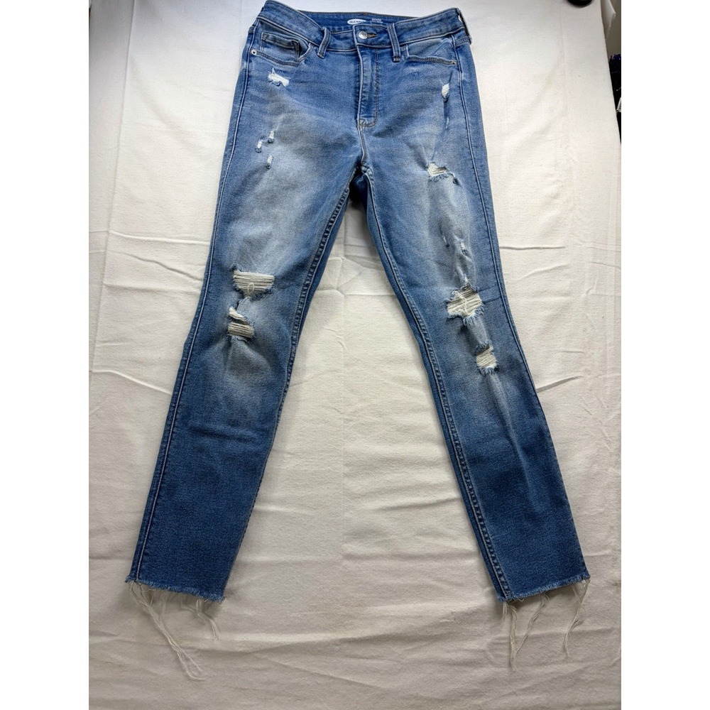 Old Navy Rockstar Super Skinny Jeans Size 10 Extra High Rise